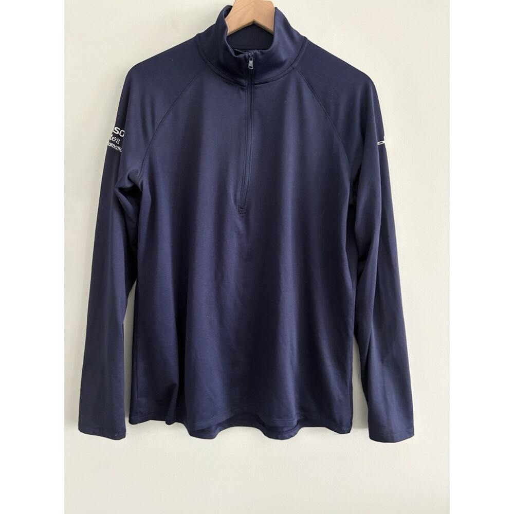 Under Armour Heat Gear Loose Fit 1/4 Zip Mens Large Blue McKesson Tri States